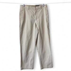 Y2K Eddie Bauer Classic Fit Khaki Chino Pants, Men's Size 31
